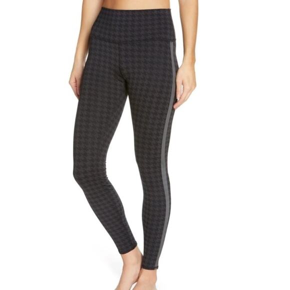 ALO Yoga High Waist Leggings- Jacquard Houndstooth Size XS Extra Small - Picture 1 of 11